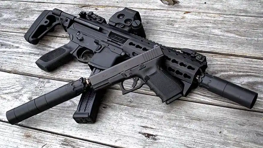 枪械欣赏系列,全都认识的一定是铁杆军迷