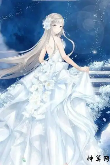 十二星座婚纱照片动漫少女,十二星座守护花精灵王-神算网