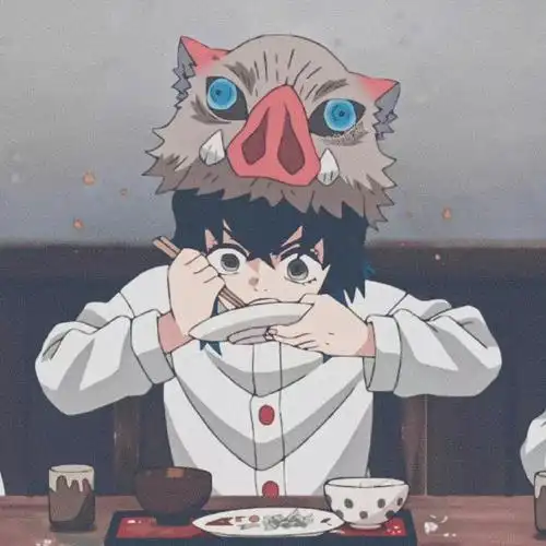 嘴平伊之助干饭头像