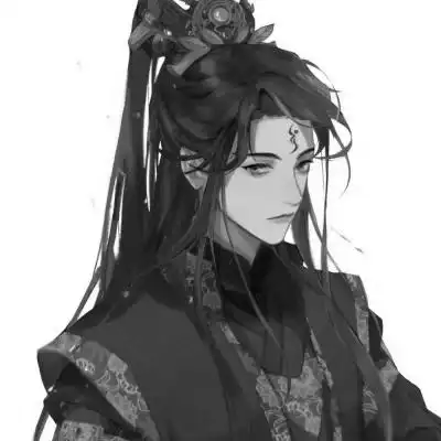 古风头像黑白男 高冷帅气的古风头像男仙风道骨黑白图片_男生动漫头像