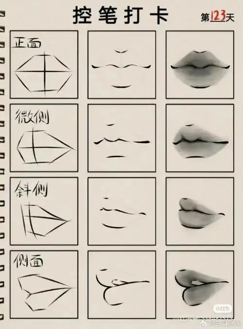 这期是人物五官详细教程合集  ~  一般情况下三庭五眼基本相符眼睛约