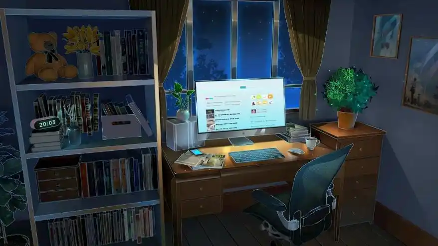 2k二次元宅男宅女卧室书房超高清壁纸 - 日本动漫 - h128壁纸