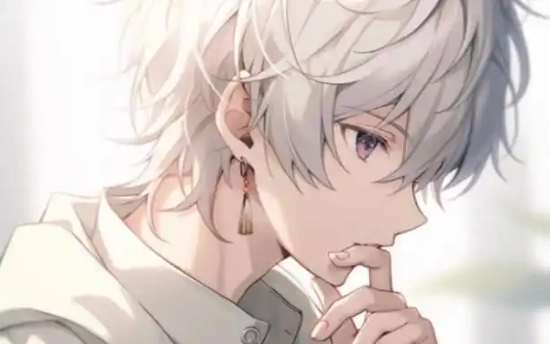 谁能拒绝白发帅哥啊