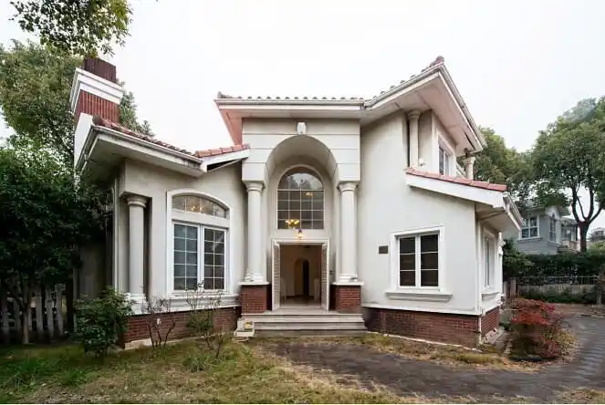 上海浦东新区地中海风格独栋别墅实景棚