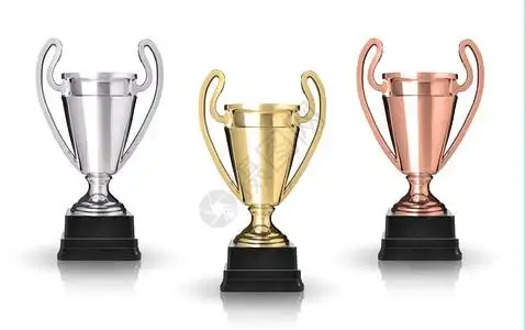 比赛冠亚季军奖杯图片