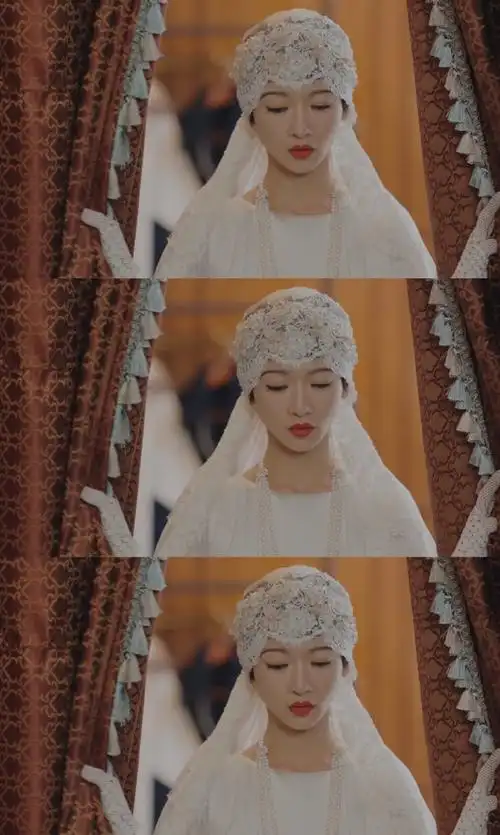 吴谨言传家复古婚纱造型#盼星星,盼月亮.唐凤梧易钟玉终于结婚了!