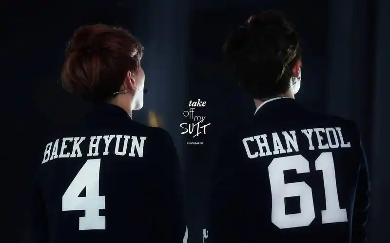 朴灿烈 边伯贤 chanyeol baekhyun 灿白 高清壁纸 来源:微博