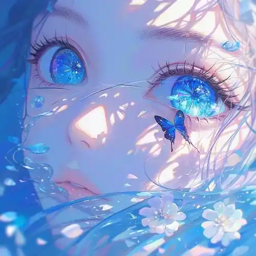 蓝色治愈系头像,一眼惊艳!