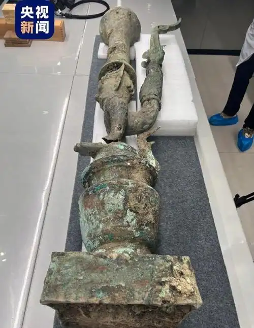 珍贵现场三星堆1986年出土文物找到另一半