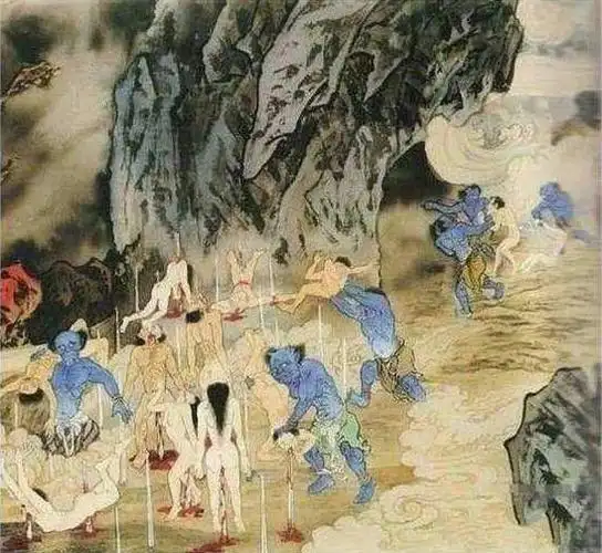 十八层地狱都是哪些:无肉不欢的吃货是要下油锅地狱的(重口多图)