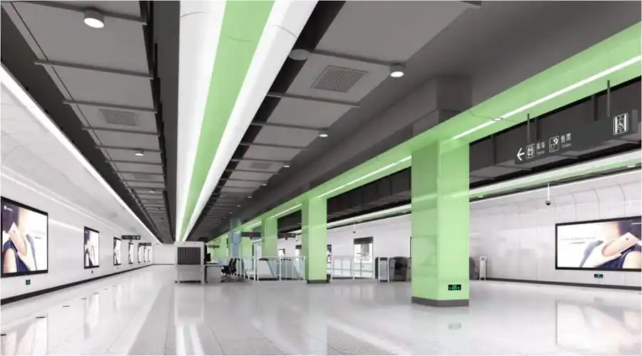 轨交8号线车站效果图曝光
