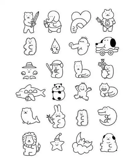 可爱小东西的简笔画怎么画?