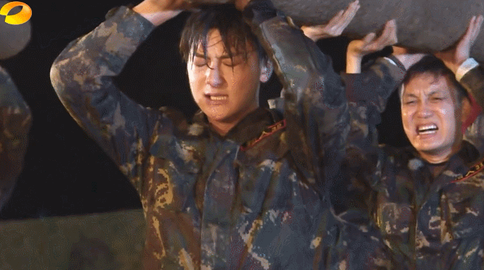 真正男子汉gif黄子韬gif李锐gif训练gif