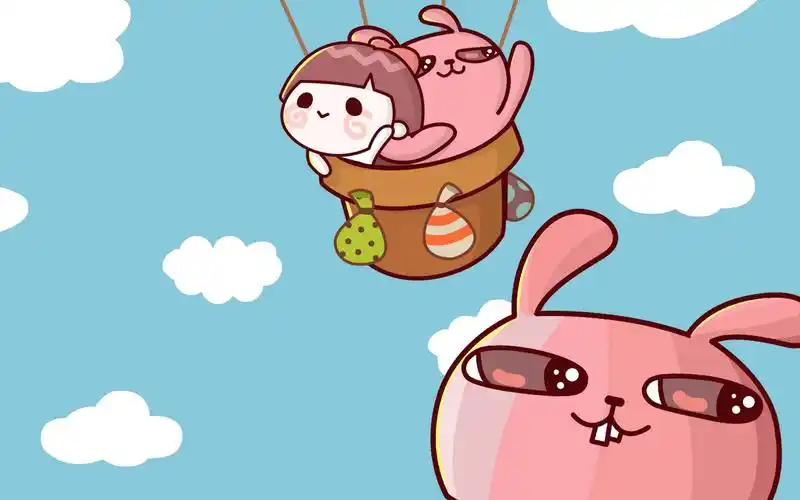 可爱冷兔壁纸图片