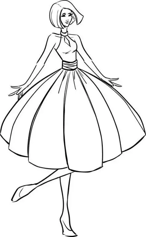 穿裙子的小女孩简笔画穿裙子的小女孩简笔画头发女生怎么画女生简笔画