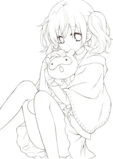 绝美的动漫人物全身简笔画