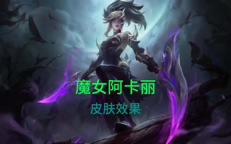 魔女阿卡丽皮肤效果