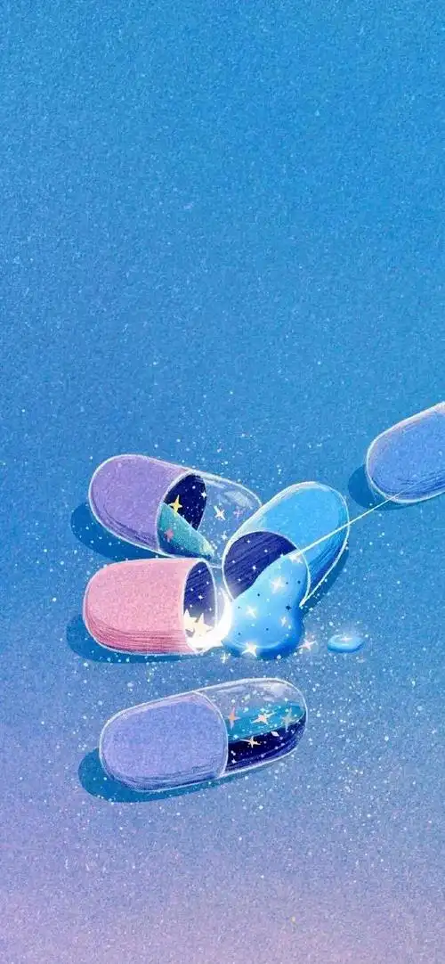 设置锁屏壁纸(蓝色治愈系壁纸)(64)