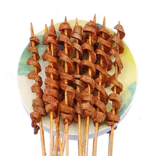 面筋烤面串烧烧烤腌制辣味半成品食材手工油炸面筋制品