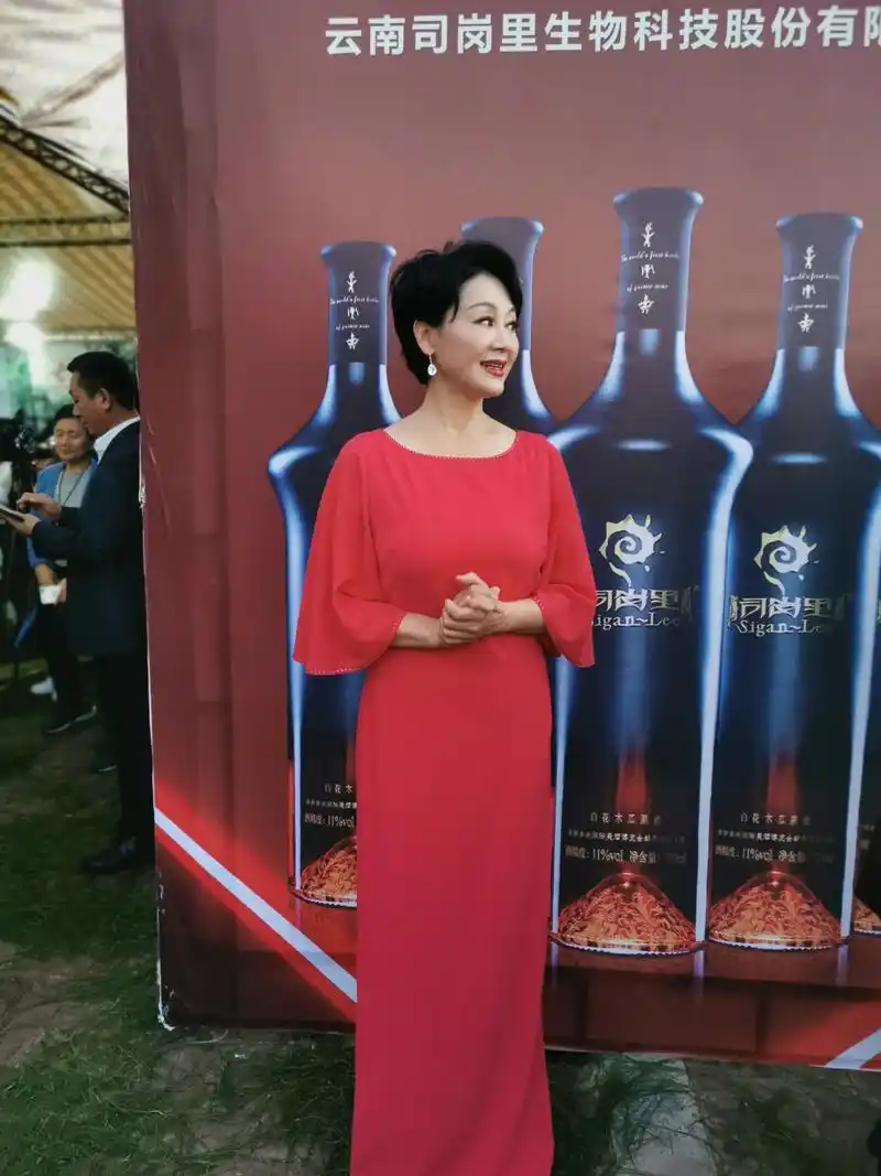 今天在临沧参加第七届亚洲微电影节"金海棠奖"颁奖典礼,成美丽冻人了!