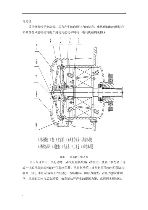 锥形电机原理图