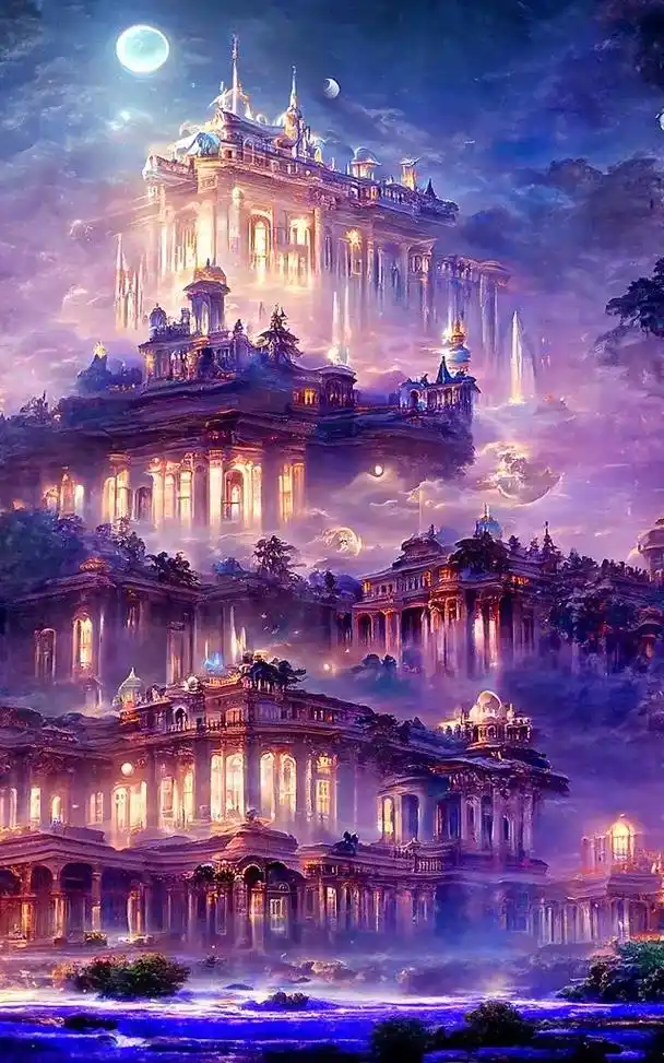 想带你去领略这四季城堡的美景~#梦幻城堡 #唯美意境 #创作 - 抖音