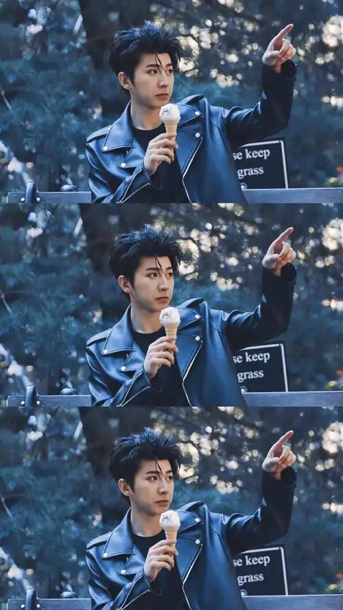 蔡徐坤三格壁纸