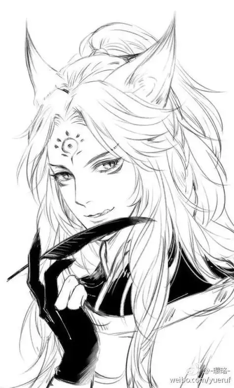 漫画人物简笔画霸气