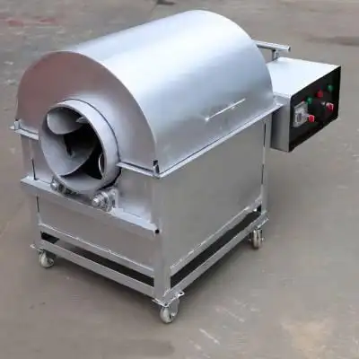 滚筒菜籽茶籽炒料机 五谷粮食炒货机 生产滚筒电加热炒货机