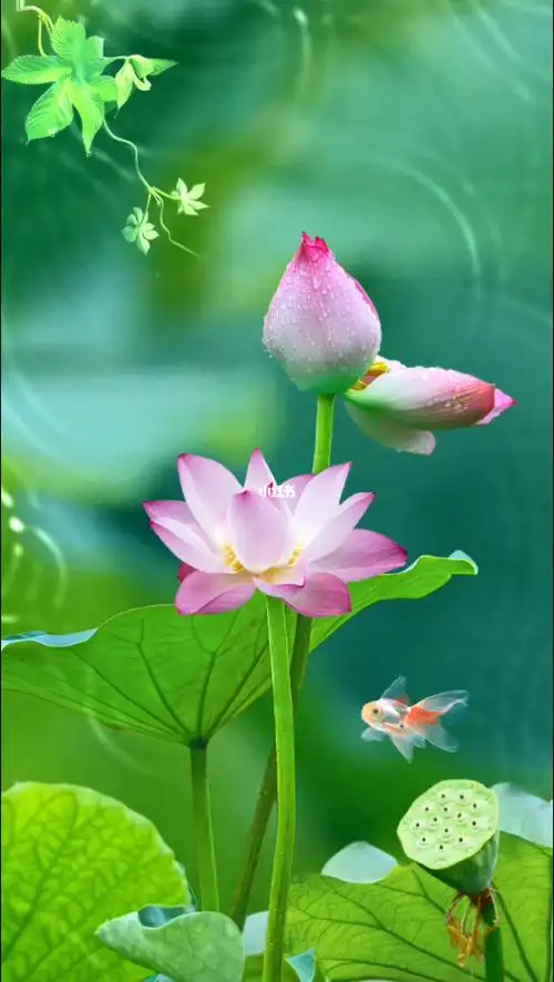 静而不争淡漠一生爱莲便如此看取莲花净方知不染心荷花治愈唯美意境