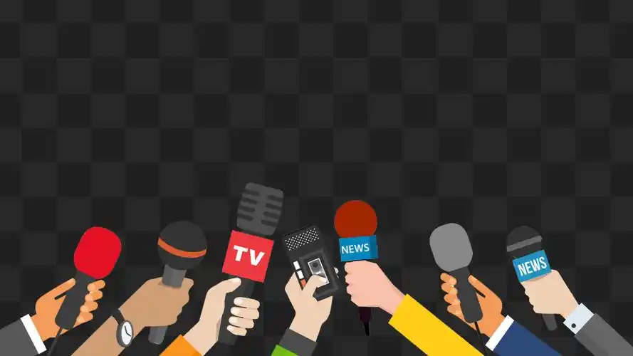 原创手举话筒采访mg动画,高清带通道,综艺节目素材,随意搭配使用.