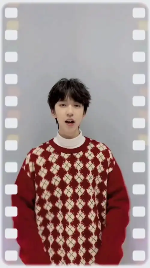 时代少年团有你比心手势舞#@时代少年团-贺峻霖追星少女甜甜圈的尾