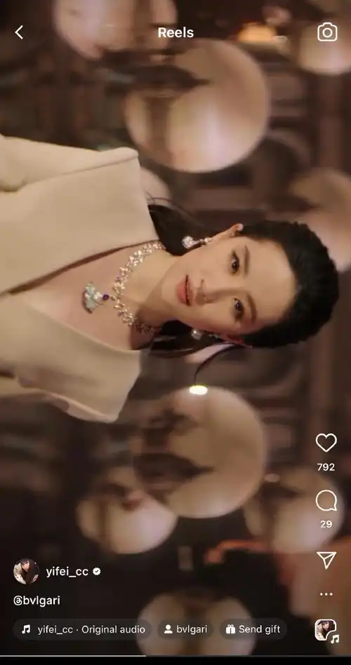 刘亦菲##刘亦菲宝格丽全球品牌代言人