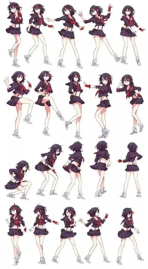 人物动作姿势怎么画