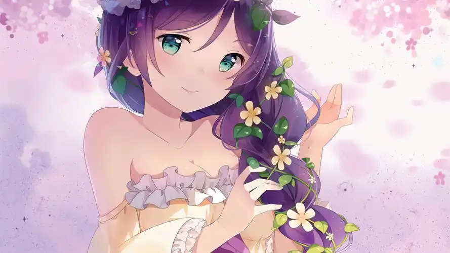 萌系动漫美女高清桌面壁纸