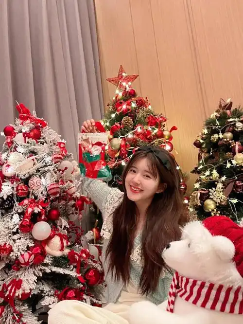 赵露思圣诞节头像