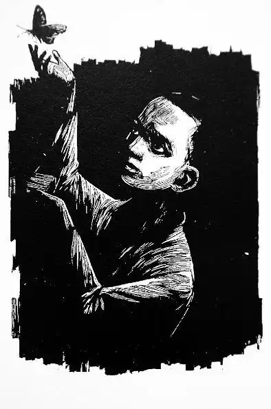 《红岩》插图 宋广训 作