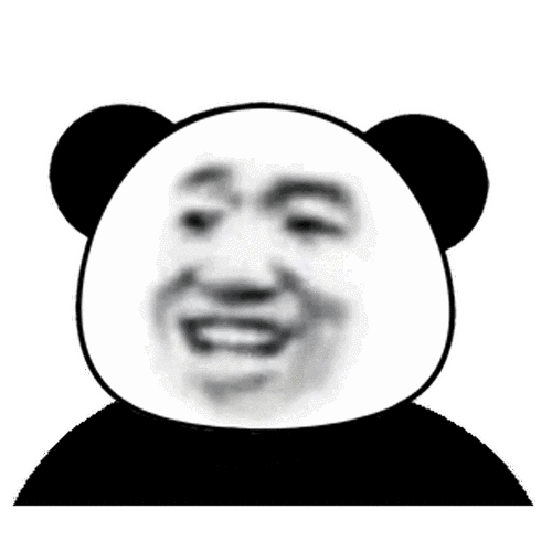 熊猫头点赞表情包熊猫头点表情