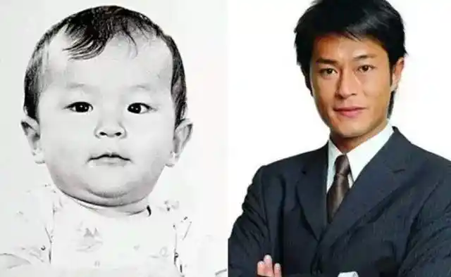 原创七大男星童年照陈伟霆可爱吴彦祖像陈冠希潘玮柏让人想取关