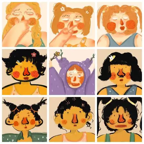 这次凑够九张了|搞怪头像|沙雕团头