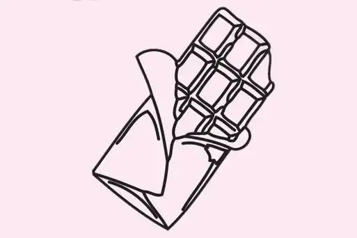 巧克力简笔画图片