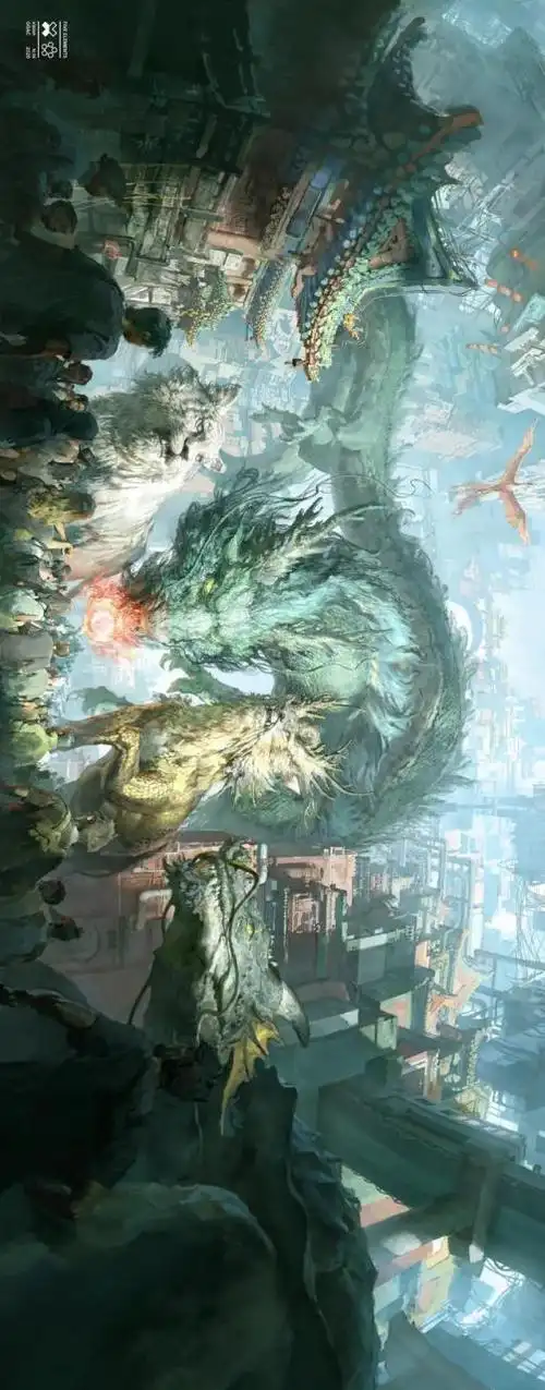 中国龙简笔画简单霸气,像真的一样!