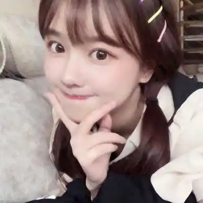 卖萌乖巧真人女生头像