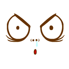 简单手绘线条动态表情 搞怪脸动态gif表情包