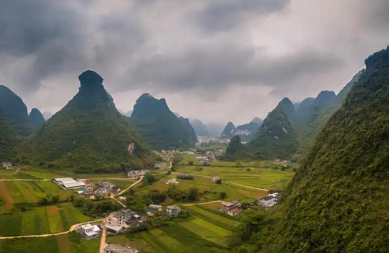 广西都安县九渡乡喀斯特地貌