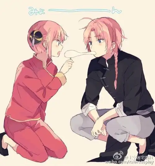 二次元兄妹动漫图温馨卡通图暖暖唯美