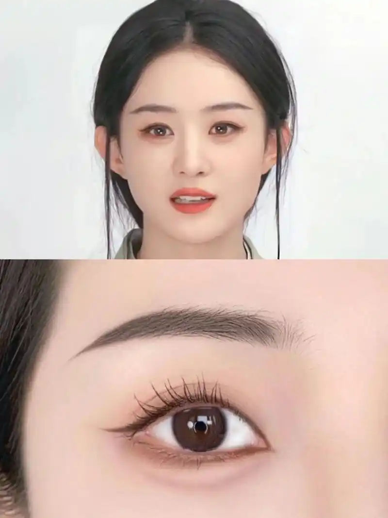 赵丽颖仿妆!方圆脸必学中式清冷眼妆封神!