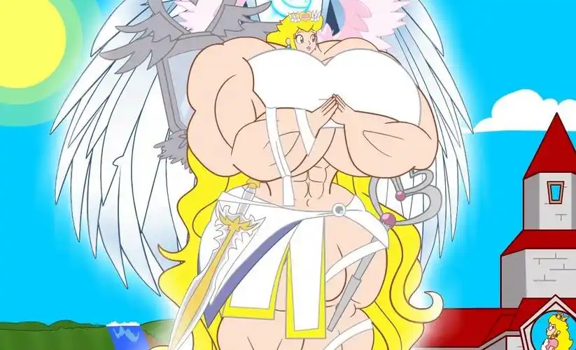 肌肉膨胀之桃花公主的元素成长