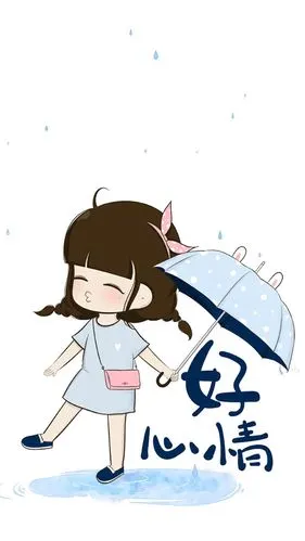 影视 女生 q版 微信 qq 微博 )女孩 韩国唯美插画手绘动漫卡通可爱