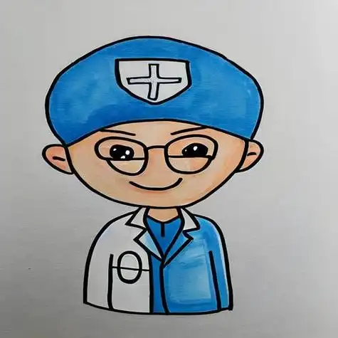 幼儿医生简笔画下载 简笔画图片大全-普车都